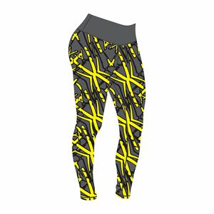 Leggings de yoga extensibles à l'épreuve des squats pour femmes taille haute tissu de récupération rapide Compression respirante adaptée à l'entraînement à haute intensité - Product Image 1