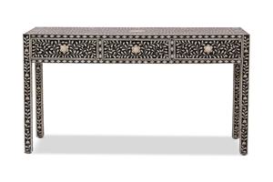 Consola con Incrustaciones de Hueso, Mesa con Incrustaciones de Hueso Estilo Heritage - Product Image 4