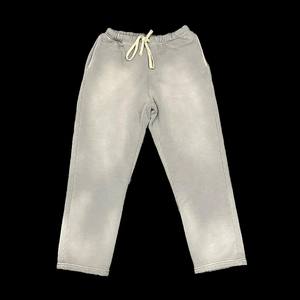 Pantalones Deportivos Holgados con Lavado Ácido para Hombre, de Algodón Grueso Personalizado, Estilo Urbano, Pantalones Acampanados - Product Image 1