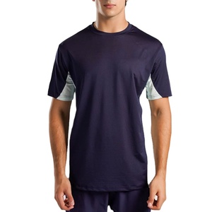 Nouveau T-shirt de sport pour homme en jersey 100% coton respirant et écologique, design à panneaux, personnalisable, prix usine, prix bas - Product Image 1