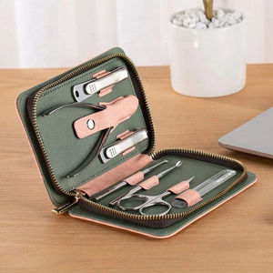 Wholesale Price KAAMIR INSTRUMENTS Professional Portable Metal <b>Nail</b> Grooming Accessories Set for Travel Use with Custom Logo - Product Image 6