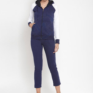 Survêtement d'extérieur pour femme, 100% coton, conçu sur mesure, pour l'hiver, couleur unie, respirant, séchage rapide, haute qualité, 8 ensembles MOQ - Product Image 1