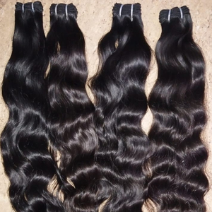 100% Virgin Remy Hair Extensions Indian Temple Wavy Style Natural Wave Lace HD <b>Stretched</b> Lengths 8-30 Inches - Product Image 4