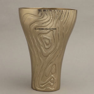 Jarrón Decorativo Ovalado de Metal Antiguo con Diseño de Leopardo Martillado para Decoración del Hogar y Escritorio de Oficina - Product Image 5