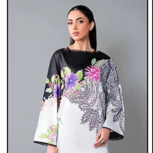 Algodón importado Impreso Shalwar Kameez Comodidad durante todo el día y tendencias Vibes Tamaños 2017 y 1 para ropa india y pakistaní - Product Image 1