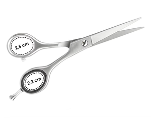 Tijeras de peluquero extra afiladas de 5,5 pulgadas con logotipo personalizado, nueva herramienta de corte de pelo Premium multicolor, hoja de acero inoxidable - Product Image 2