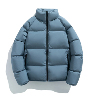 Veste matelassée au design unique pour hommes, vêtements d'hiver de haute qualité, veste légère et imperméable à capuche décontractée pour le travail de grande taille - Product Image 1