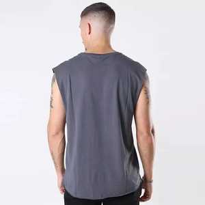 Venta al por mayor de ropa deportiva personalizada gimnasio camiseta OEM servicio camiseta sin mangas 2022 hecho en Pakistán tela algodón - Product Image 6