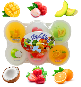 Pudding fruité à la gelée avec nata de coco, en sachet, emballage en vrac, prêt à consommer, réfrigérer, durée de conservation de 12 mois - Product Image 2