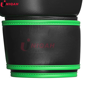 Gants de boxe professionnels en cuir avec logo personnalisé, antidérapants, sangle de poignet réglable, confortables pour le sparring et le kick, couleur et taille personnalisables, OEM - Product Image 3