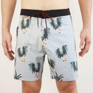 Shorts de plage décontractés pour hommes Nouveau design Short cargo respirant à taille basse avec fermeture à cordon de serrage Maillot de bain solide en spandex/polyester - Product Image 5