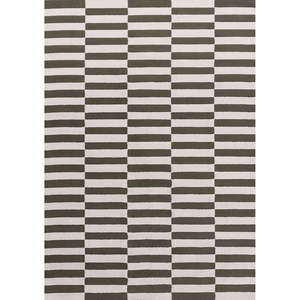 Machine Made Jute Rectangular Striped Green Rug for Bedroom 9x12 <b>Large</b> <b>Plush</b> Hallway Carpet - Product Image 1