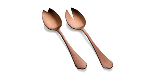 Ensemble de couverts en cuivre de conception classique avec des ustensiles de qualité supérieure de finition vintage pour le restaurant et les célébrations d'hôtel à domicile - Product Image 4