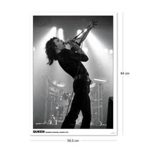 Póster de Freddie Mercury Queen 1974 Rainbow Theatre London, diseño moderno, arte de pared de 61x91,5 cm - Product Image 4