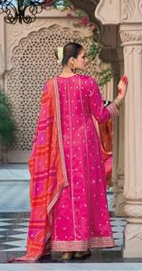 La última impresión digital Dola bordada de Hevey Simar Dupatta Salwar Kameez ropa India pakistaní para fiestas confeccionada - Product Image 2