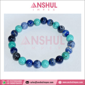 Qualité supérieure Vente chaude 8mm Rond Gemstone Perlé Bijoux de mode Gorge Chakra Cristal Bracelet au prix de gros - Product Image 2