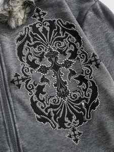 เสื้อฮู้ดดี้พิมพ์ลายแบบซับลิเมชั่นสำหรับผู้ชาย ผ้าคอตตอนผสม สไตล์เรียบง่าย สินค้ามาใหม่ รับทำโลโก้ตามสั่ง ขายส่งสำหรับฤดูหนาว - Product Image 3