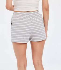 Pantalones Cortos Bermuda de Verano para Mujer, Algodón Suave, Estilo Casual, Cintura Elástica, Transpirables, Tinte Liso, Ecológicos, para Dormir - Product Image 6