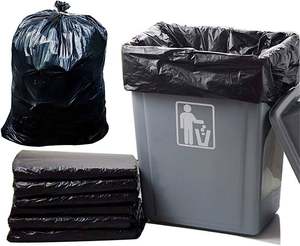Bolsas de basura para el hogar Bolsa de basura negra resistente con cremallera superior Reciclable 100% LDPE Embalaje 1 tonelada Hecho Vietnam ODM - Product Image 5