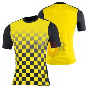 2025 nuevo diseño personalizado con su propio logotipo Venta caliente Camiseta de fútbol en color sólido Adultos Camiseta de fútbol Diseño de servicio OEM - Product Image 6