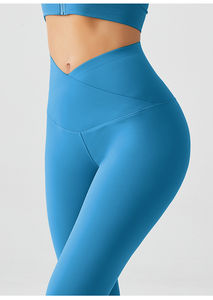Fitness Gym Active Wear Pantalones de yoga acampanados de cintura alta Control de barriga Entrenamiento Gimnasio Yoga Leggings - Product Image 4