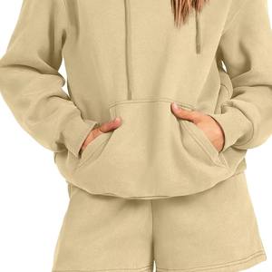 Sudadera Larga de Invierno para Mujer, Holgada, Informal, con Logotipo en la Parte Delantera, Tejido Suave y Cálido, Estilo Casual Urbano - Product Image 4