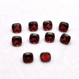 โกเมนธรรมชาติ 5 มม.เบาะด้าน 0.8 cts Iroc ขายคุณภาพสูงสีแดงโกเมนหลวมอัญมณีผู้ผลิตผู้ผลิตผู้ส่งออก - Product Image 4