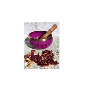 Cuenco de Himalaya hecho a mano, cuencos de Canto de luna llena tibetana martillados para Yoga y meditación personalizados, venta al por mayor - Product Image 2