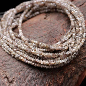 เพชรดิบแชมเปญทรงหยดน้ำขนาด 2-3 มม. แบบไม่เจียระไน - Product Image 3