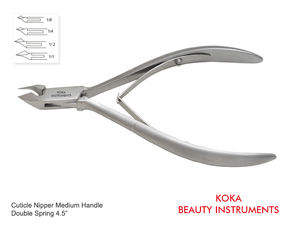 Pinza para cutículas Mango largo Doble resorte 4,75 pulgadas por Koka International - Product Image 2