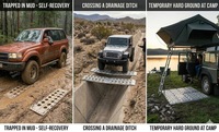 Escalones de Recuperación de Alta Resistencia Marston Mat PSP de Acero para SUV y Camionetas 4x4