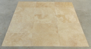 Azulejos de Travertine Beige clásicos, piedra Natural de Travertine, corte cruzado, acabado pulido, hecho en Turquía, piedra para interior y exterior - Product Image 2
