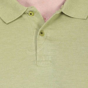 Precio de fábrica 100% algodón de secado rápido para hombres para Polos bordado personalizado patrón sólido camisetas de punto promoción y ropa informal - Product Image 2