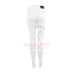 Pantalones de equitación elegantes para mujer, ajustados, ligeros, de tela transpirable, cómodos y duraderos para entrenamiento ecuestre. - Product Image 2