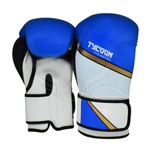 Guantes de boxeo hechos de cuero sintético, guantes de boxeo duraderos, cómodos, 12oZ - Product Image 1