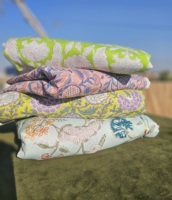 Tissu en coton indien fait à la main Sanganeri tissu imprimé en blocs Jaipur doux pour la couture et l'artisanat