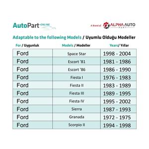 Clips de Fijación Interior para Ford Escort, Fiesta, Sierra, Granada, Scorpio - 10 Piezas - Product Image 5