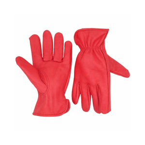Guantes para todo tipo de clima Guantes de cuero para conductor Buscando comodidad y rendimiento Elegantes con costuras Premium Guantes de cuero de seguridad para las manos - Product Image 5