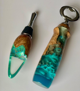 Abrebotellas de madera y resina de proveedor al por mayor para Bar Abrebotellas de madera de diferentes formas personalizadas de fábrica usadas - Product Image 1