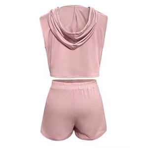 Nouvelle Version coréenne de lâche grande taille femmes à manches courtes deux pièces ensemble mode décontracté femmes vêtements sport ensemble femmes été - Product Image 6