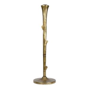 Bougeoir doré de luxe Branche d'arbre en or Bougeoir fait à la main en forme de branche d'arbre Bougeoir de vaisselle fini en or - Product Image 1