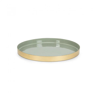 Bandeja redonda de Metal de aluminio con acabado dorado de alta calidad, diseño Art Deco para Bodas de Ramadán, servir ensalada de frutas y alimentos para la cena - Product Image 3