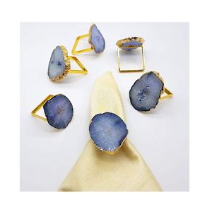 Support de serviettes en résine et laiton, pour utiliser les restaurants de petite taille, forme ronde avec support en papier de serviette au meilleur prix - Product Image 1