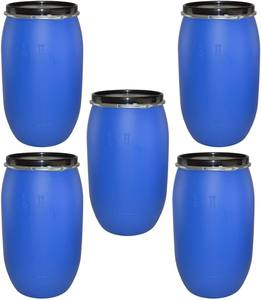 Bidones de plástico azules apilables para un almacenamiento eficiente en almacenes - Product Image 1