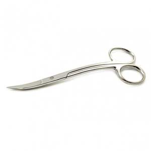 Double <b>Curved</b> Goldman Fox <b>Scissors</b> 13 cm Dental Surgical Micro Shears, German Stainless Steel, By Zarnab Surgical - Product Image 3