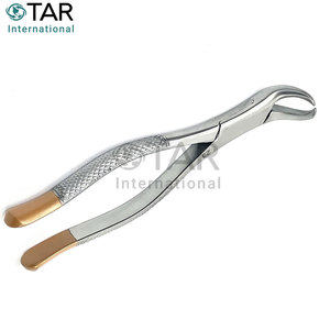 Pince d'extraction de dents dentaires allemandes de qualité supérieure #23 Corne de vache Molaire inférieure Instruments médicaux dentaires en acier inoxydable de haute qualité - Product Image 3