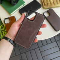 Etui de téléphone en cuir véritable Phone12 Design spécial fait à la main en différentes couleurs-Fabriqué en Turquie