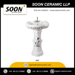 อ่างล้างจานไม้604สำหรับล้างมือพร้อมแท่นซิงค์ดีไซน์หรูหรา - Product Image 3