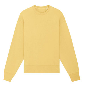 Sudadera Clásica de Cuello Redondo con Letra Pequeña, Amarillo Claro - Product Image 1