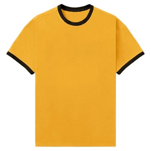 Camisetas de Manga Corta para Hombre, Estilo Clásico, Diseño Moderno y Cómodo, Peso Medio, Cuello en Contraste, con Dobladillo Elástico en las Mangas - Product Image 1